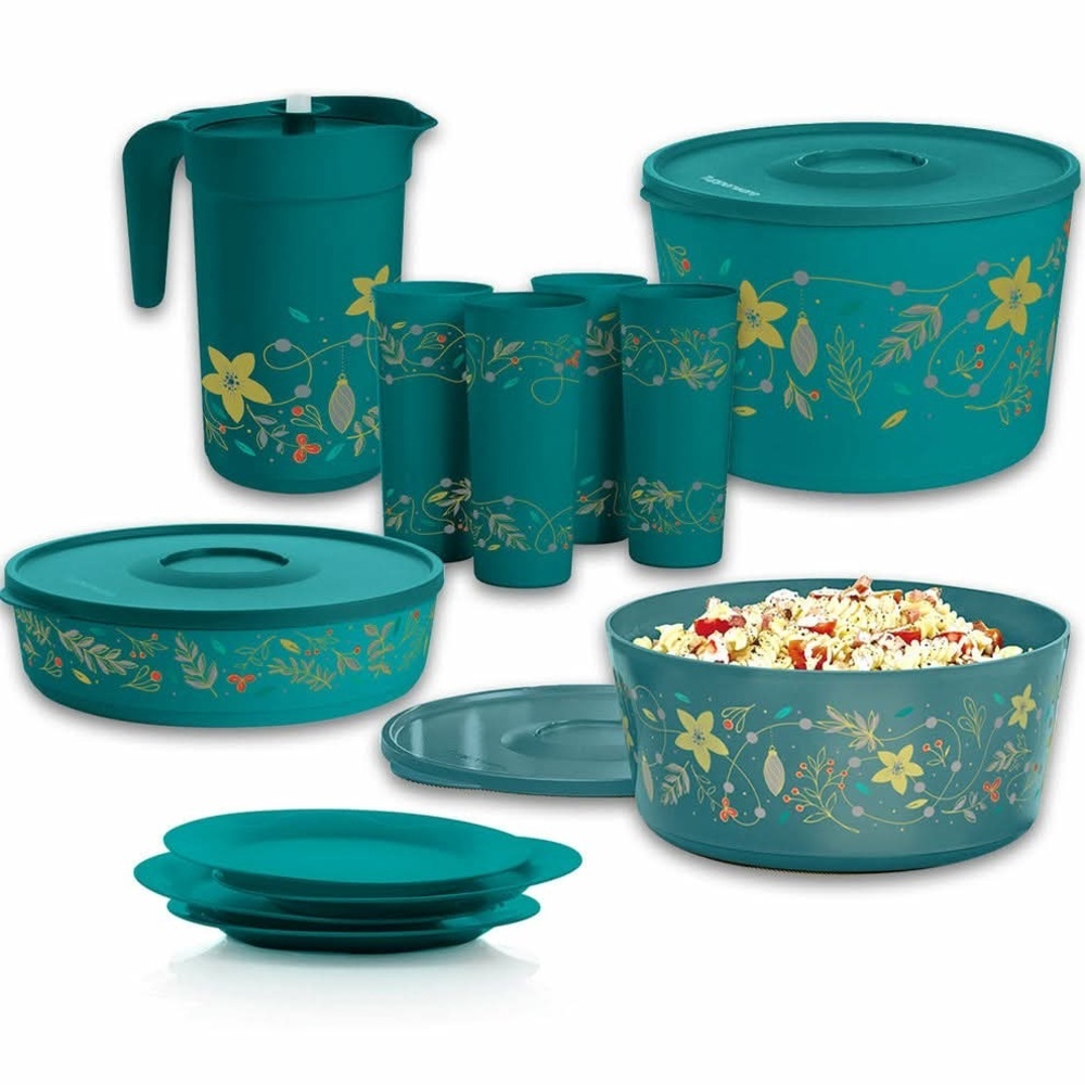 Tupperware Mexican Floral Set - Picture 3 of 3